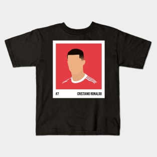 Cristiano Ronaldo Minimalistic Camera Film Kids T-Shirt